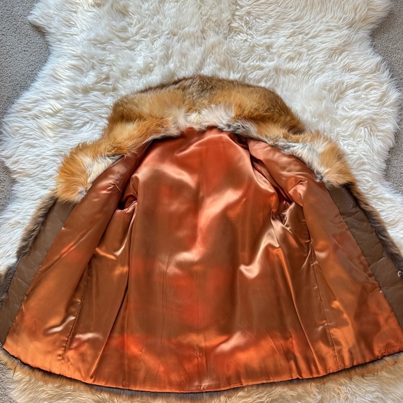 Vintage 1970s Red Fox Fur Coat | Med-M/L - Picture 5 of 10